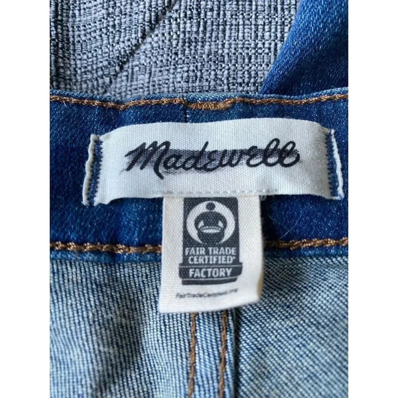 Madewell Curvy High-Rise Skinny Jeans 26W Plus Size Med-dark Wash Stretch - Picture 5 of 9